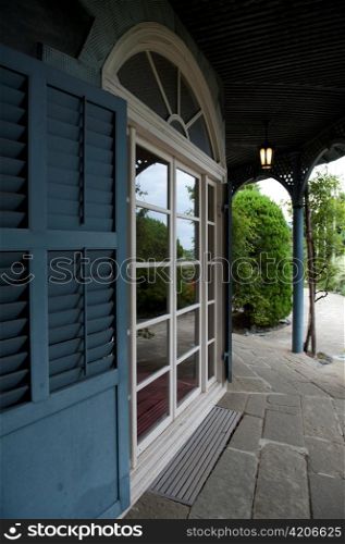 Porch of Glover House in Glover Garden, Nagasaki, Japan