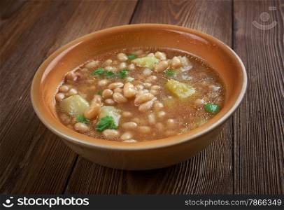 Porotos Granados - Chilean bean stew