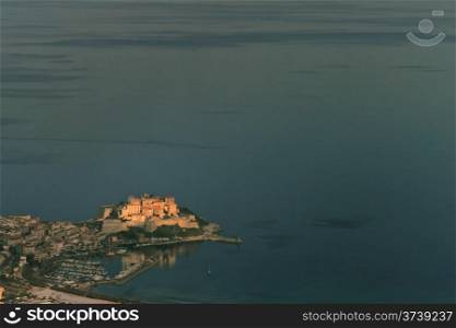 Port, harbour, town and citadel of Calvi in the Balagne region of Corsica