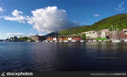 Port of old Hanseatic in Bergen, Norway