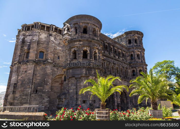 Porta Nigra in Trier Rhineland-Palatinate Germany.. Porta Nigra in Trier Rhineland-Palatinate Germany