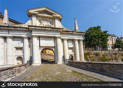 Porta San Giacomo in Bergamo Lombardy Italy
