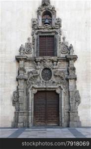 Portal by architect Don Pedro De Riberra in Madrid, XVIII century