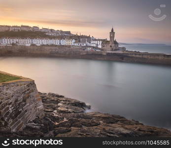 Porthleven Skyline at Sunrise, Cornwall, United Kingdom