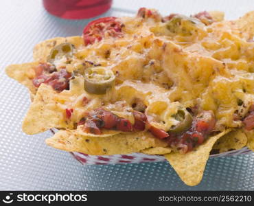 Portion Of Cheese And Chilli Nachoes