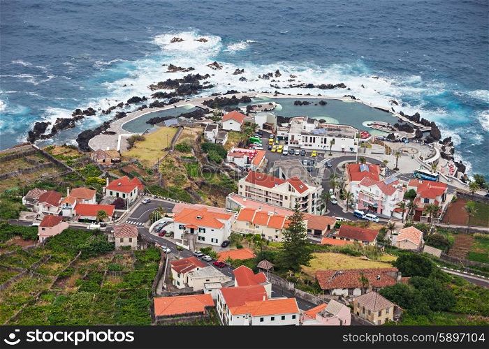 Porto Moniz is a city in the island of Madeira, Portugal