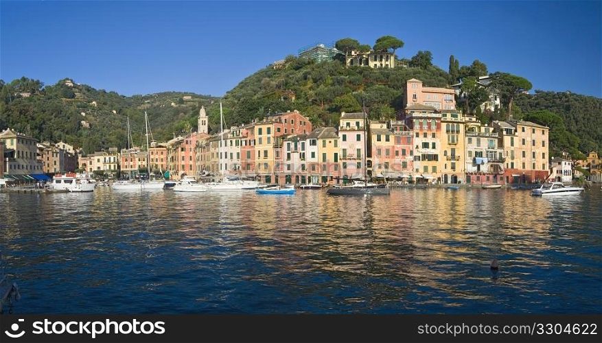Portofino panoramic view, Italy