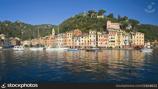 Portofino panoramic view, Italy