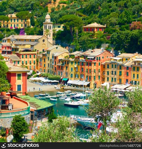 Portofino town in Italy