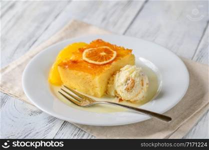 Portokalopita - Greek phyllo orange cake