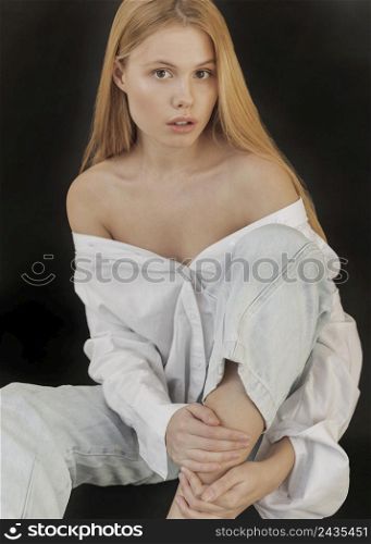 portrait beautiful young female 4