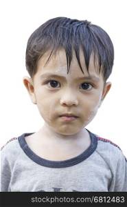 Portrait closeup of Thai children