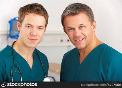 Portrait medical staff on hospital ward