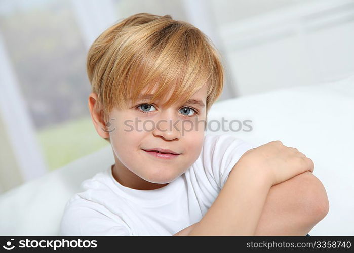 Portrait of 8-year-old boy