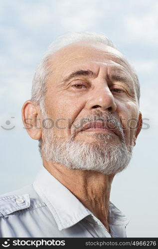 Portrait of a bearded man