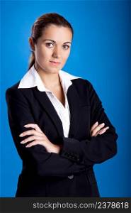 Portrait of a beautiful and young businesswoman 