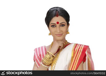 Portrait of a Bengali woman
