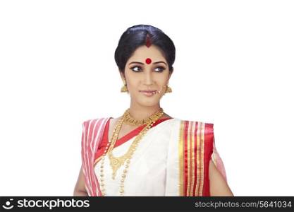 Portrait of a Bengali woman