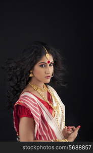 Portrait of a Bengali woman