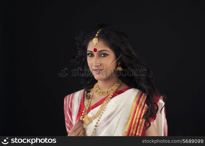 Portrait of a Bengali woman