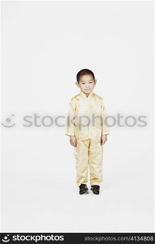 Portrait of a boy posing