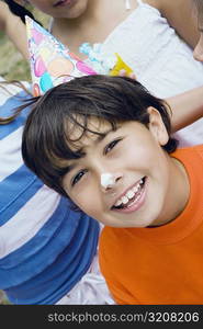 Portrait of a boy smiling