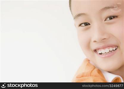 Portrait of a boy smiling