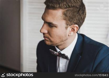 Portrait of a business man.. Portrait of a man in a suit and tie 6425.