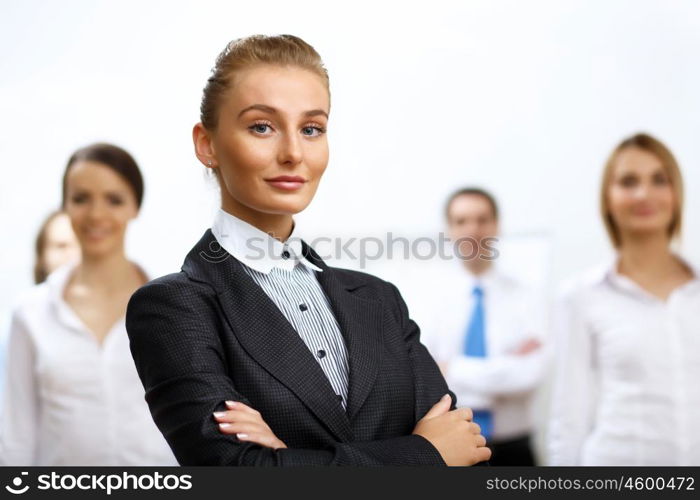 Portrait of a business woman in office environment