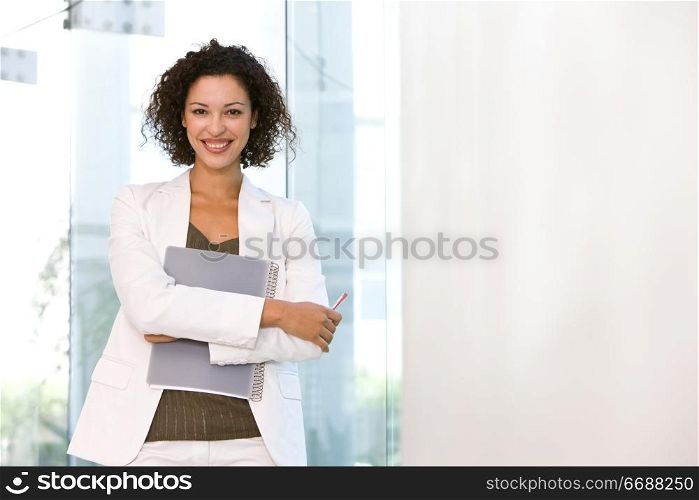portrait of a business woman standing