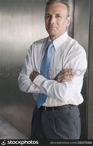 Portrait of a businessman in an office