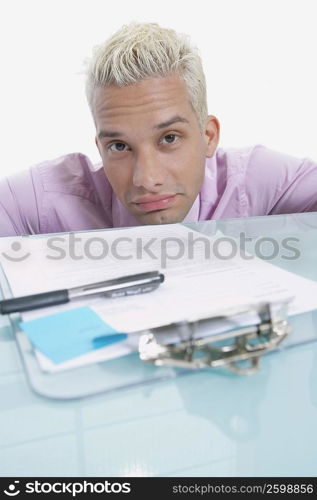 Portrait of a businessman looking serious