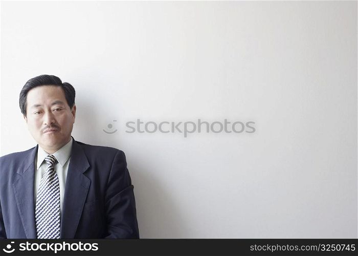 Portrait of a businessman looking serious