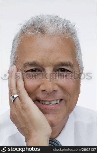 Portrait of a businessman smiling