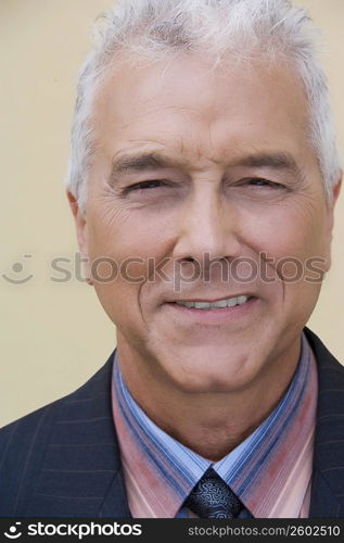 Portrait of a businessman smiling