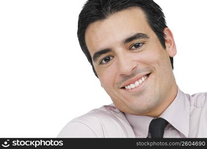 Portrait of a businessman smiling