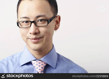 Portrait of a businessman smiling