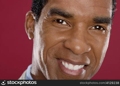 Portrait of a businessman smiling