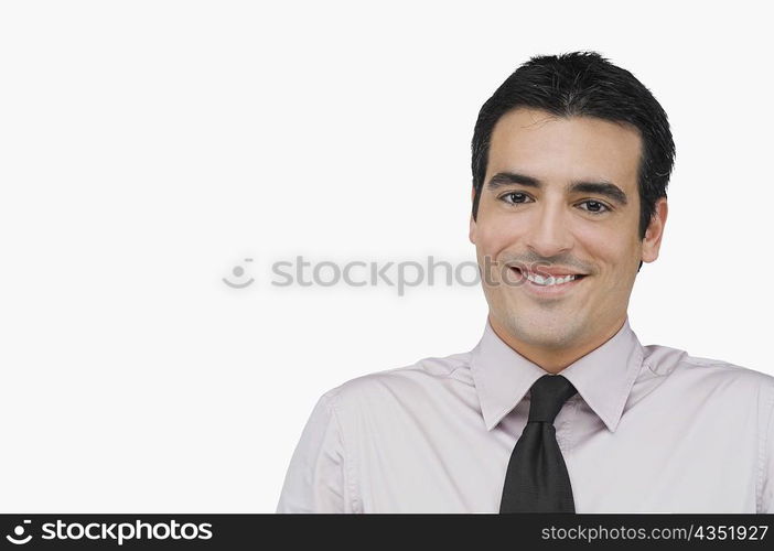 Portrait of a businessman smiling