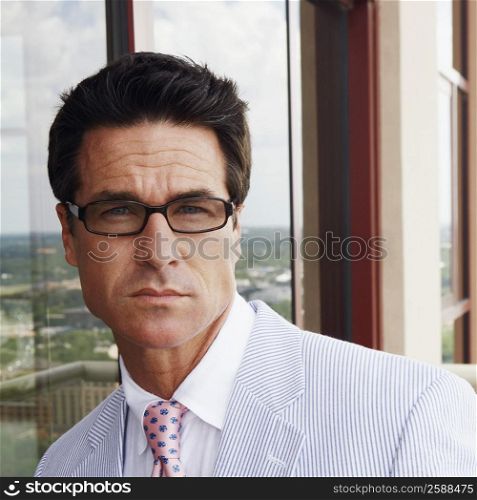 Portrait of a businessman wearing eyeglasses