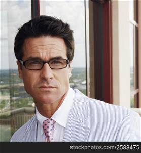 Portrait of a businessman wearing eyeglasses