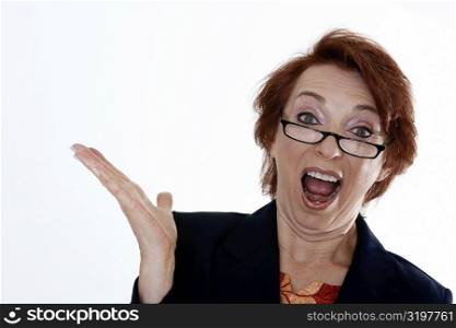 Portrait of a businesswoman laughing