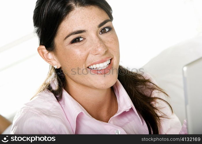 Portrait of a businesswoman smiling