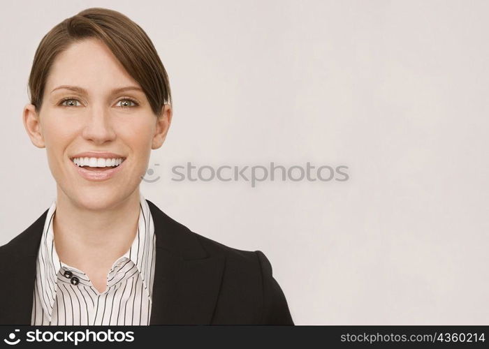 Portrait of a businesswoman smiling