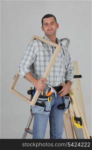 Portrait of a carpenter
