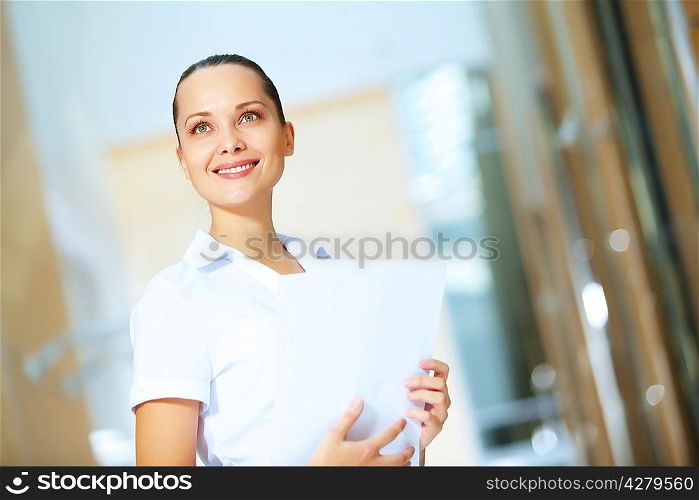 portrait of a confident young businesswoman
