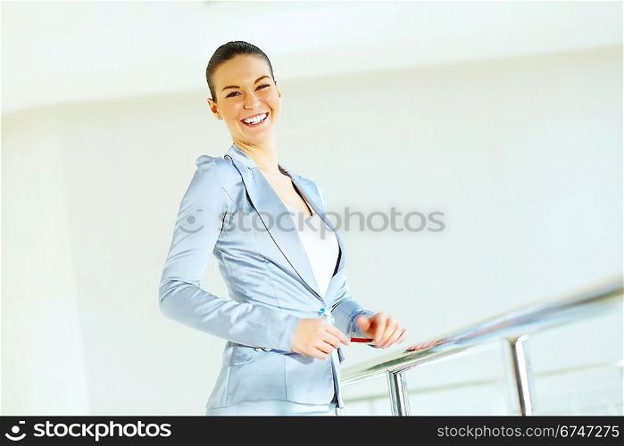 portrait of a confident young businesswoman