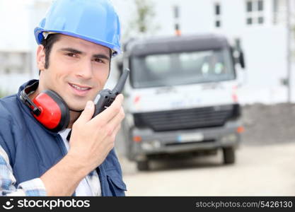 portrait of a construction worker