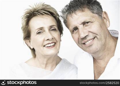 Portrait of a couple smiling