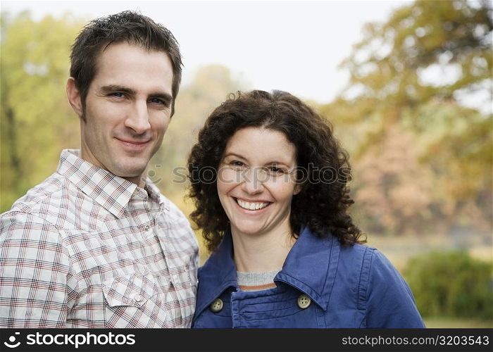 Portrait of a couple standing together